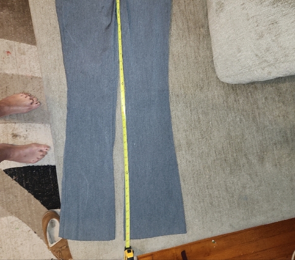 The Limited Charcoal Pinstripe Stretch Pants - Picture 6 of 9